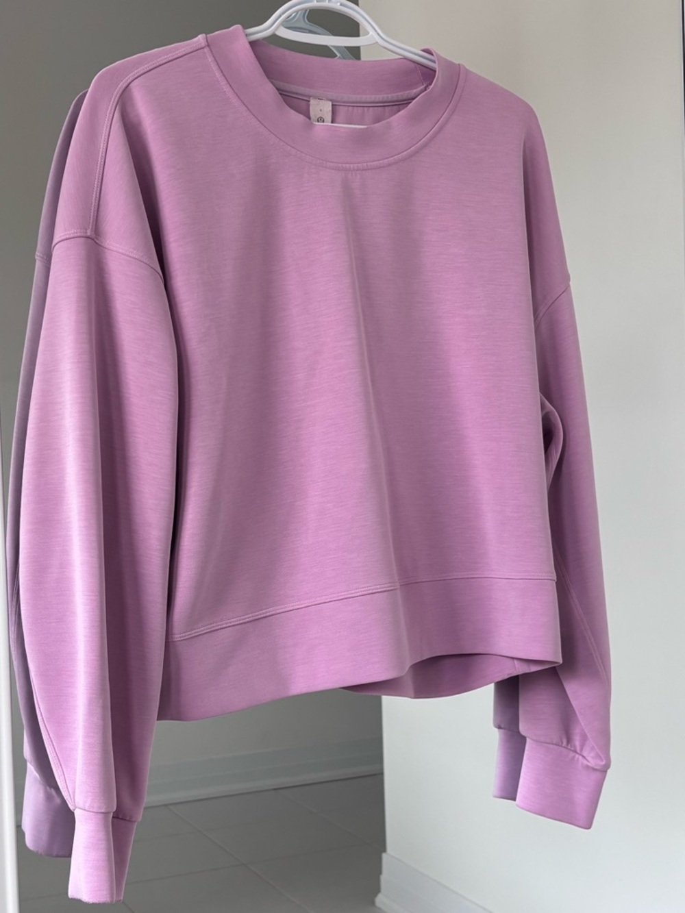 Lululemon Softstreme Perfectly Oversized Cropped Crew Neck